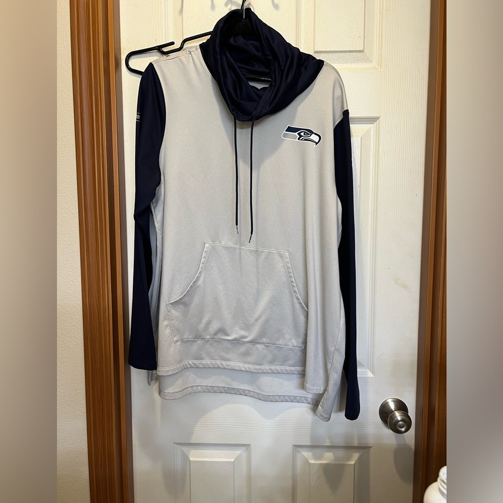 Under Armour combine Seattle Seahawks funnel neck tunic length sweatshirt